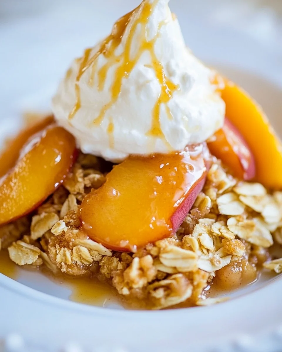 Delicious Homemade Peach Crisp Recipe - additional image