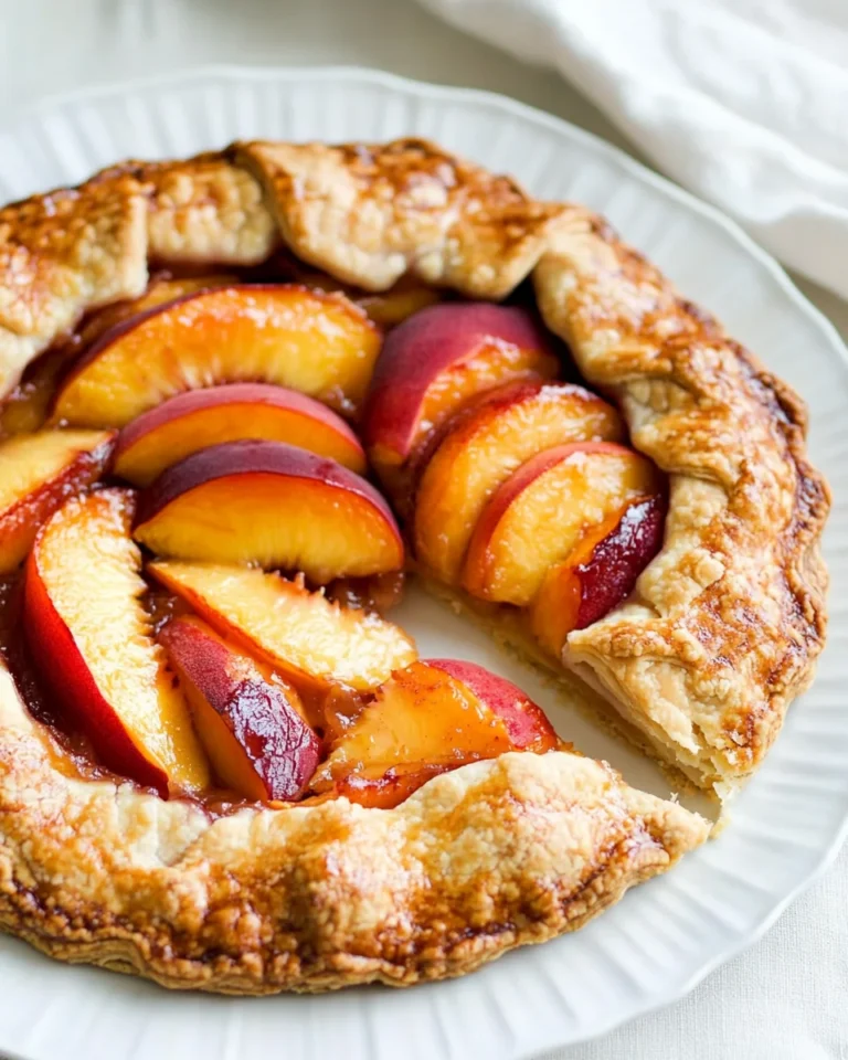 Fresh and Flaky Peach Galette Recipe