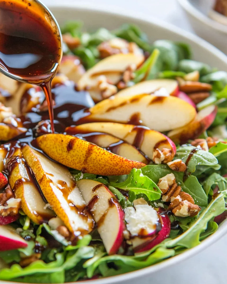 Fresh Pear Salad With Balsamic Vinaigrette - additional image