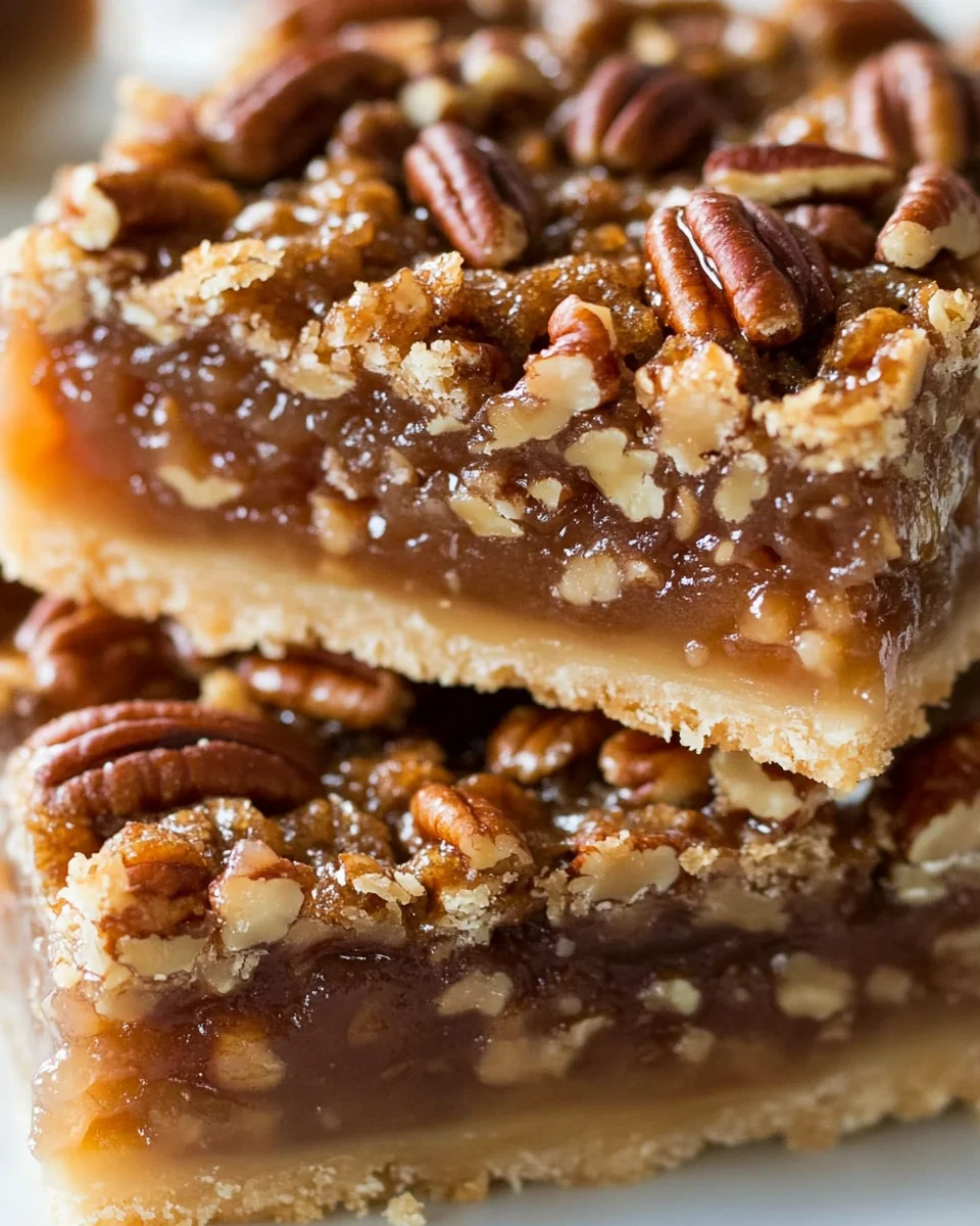 Simple Homemade Pecan Pie Bars - additional image
