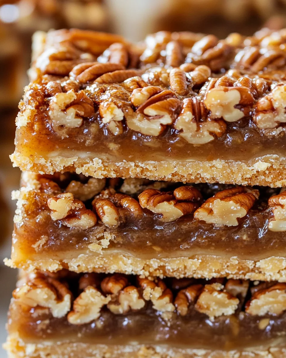 Simple Homemade Pecan Pie Bars - additional image