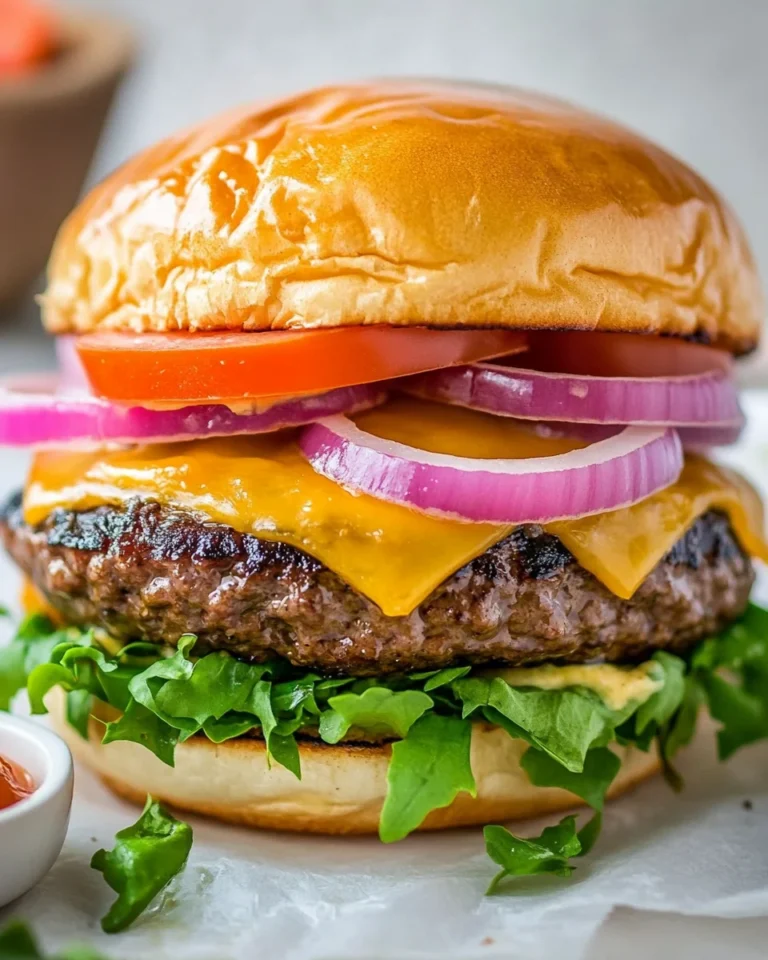 Perfect Homemade Burger Recipe