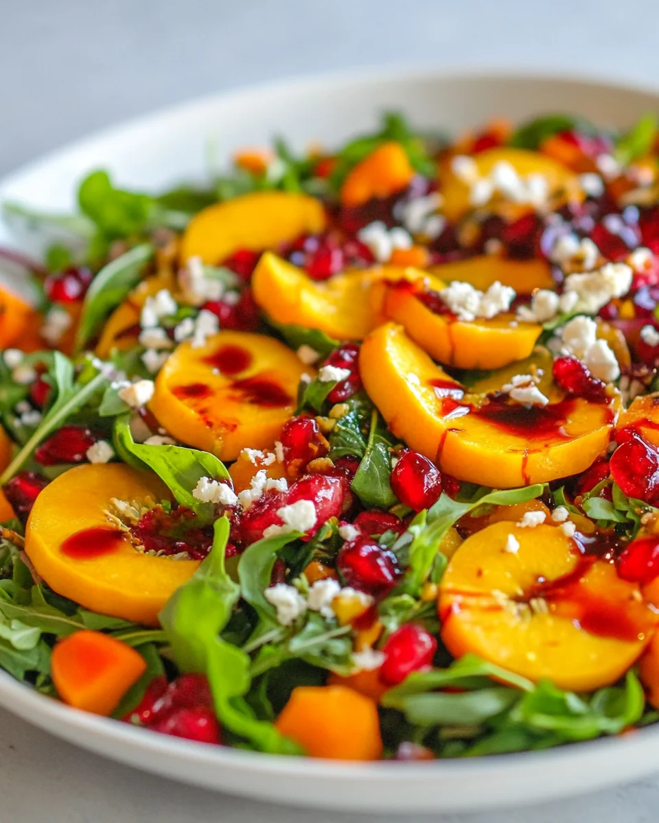 Fresh Persimmon Salad With Maple Vinaigrette - additional image