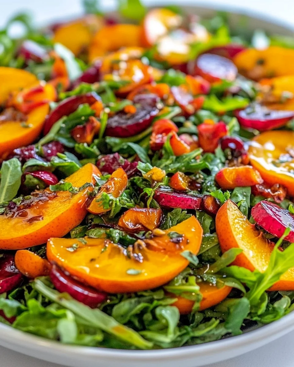 Fresh Persimmon Salad With Maple Vinaigrette - additional image