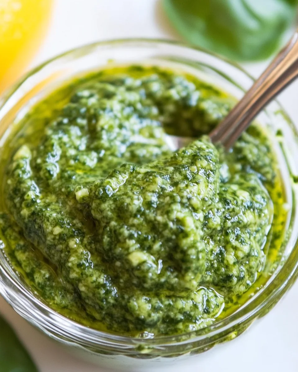 Simple Homemade Pesto Recipe - additional image