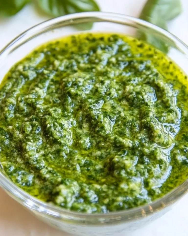 Simple Homemade Pesto Recipe