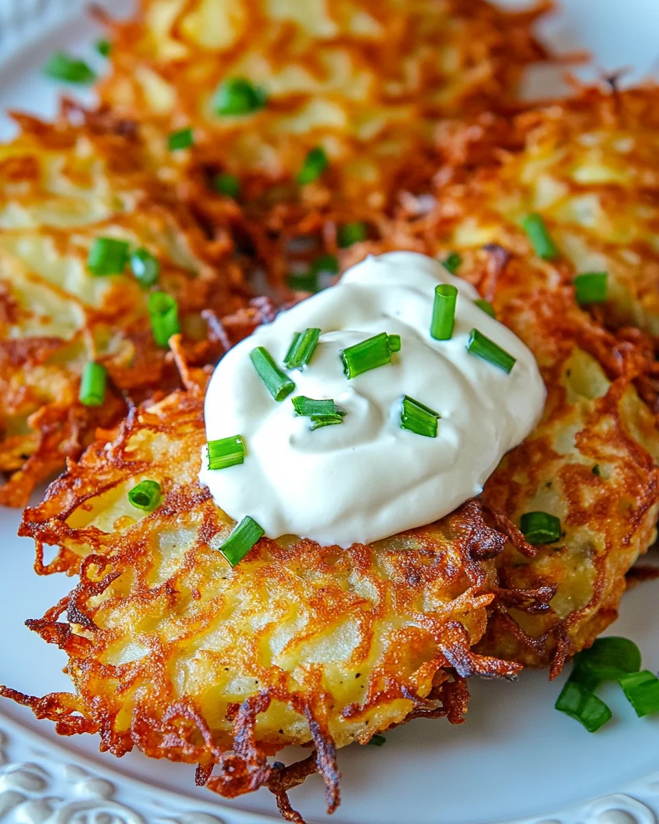 Homemade Potato Latkes: Crispy and Delicious Comfort Food - additional image