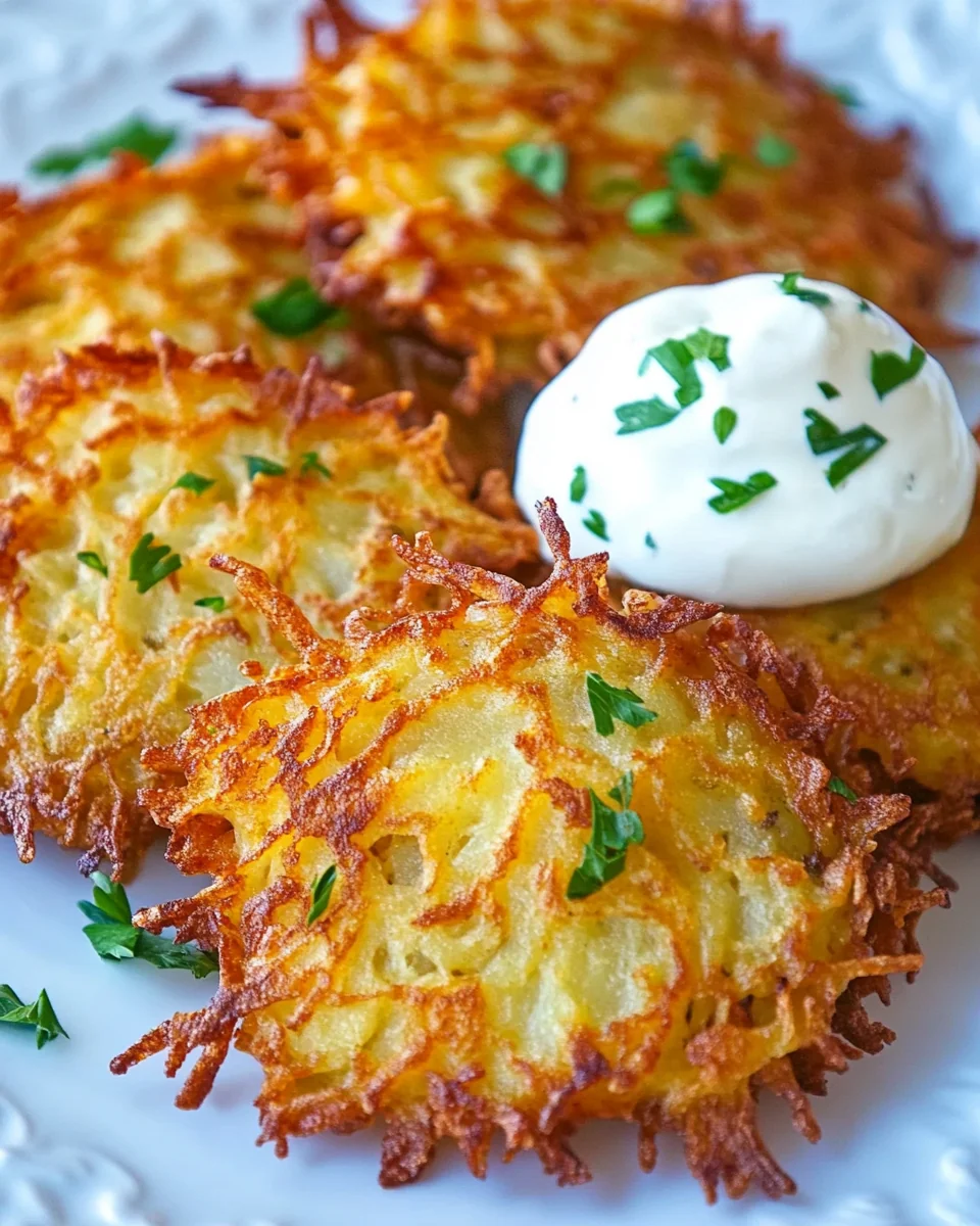 Homemade Potato Latkes: Crispy and Delicious Comfort Food - additional image