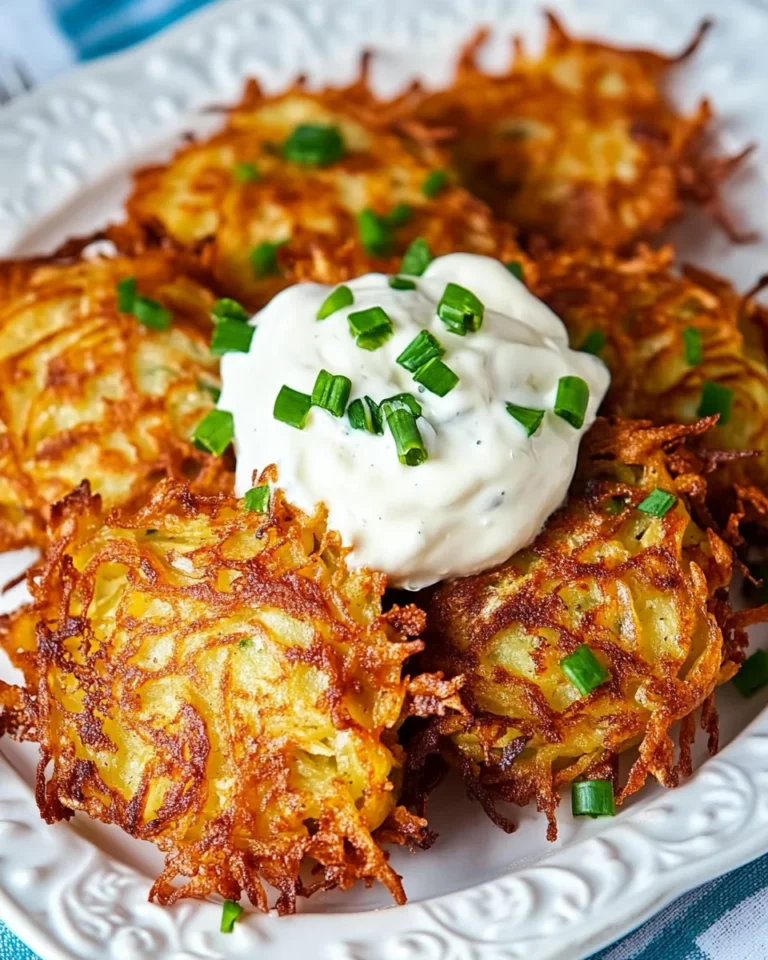 Homemade Potato Latkes: Crispy and Delicious Comfort Food