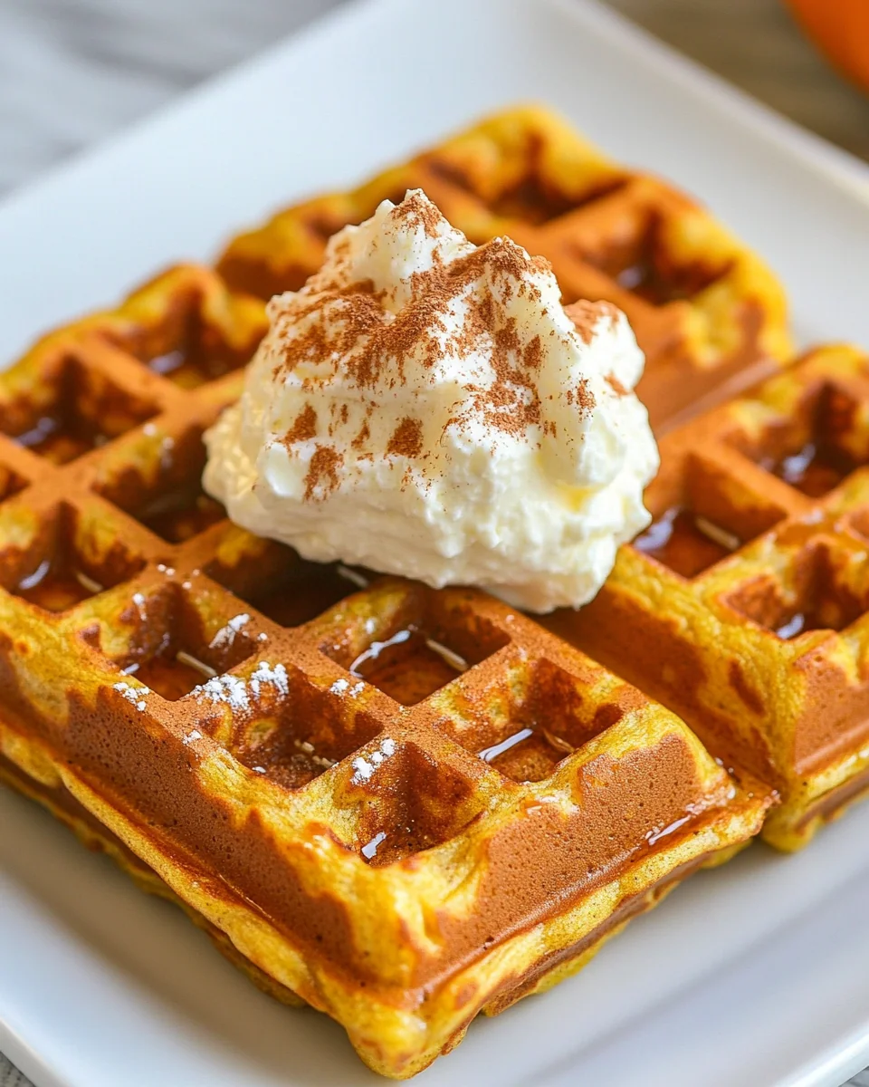 Homemade Pumpkin Waffles Recipe - additional image