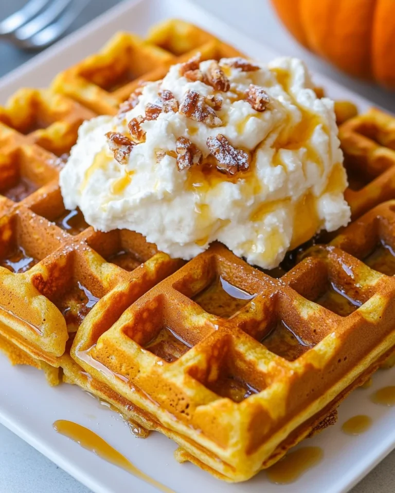 Homemade Pumpkin Waffles Recipe