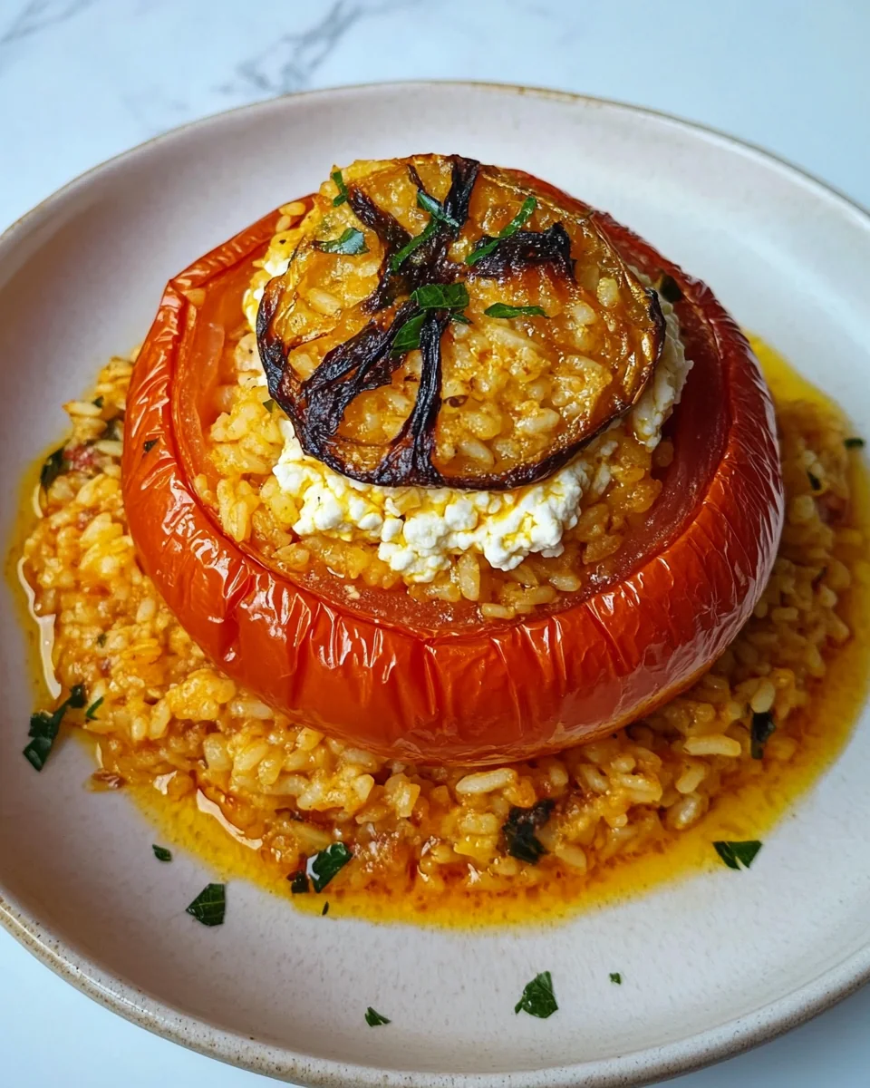 Stuffed Tomatoes with Whipped Ricotta and Fresh Herbs - additional image