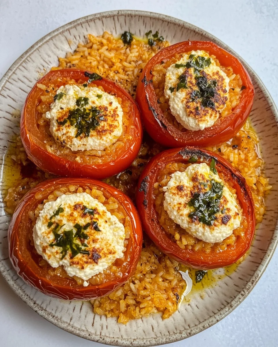 Stuffed Tomatoes with Whipped Ricotta and Fresh Herbs - additional image