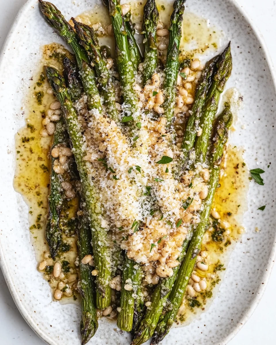 Roasted Asparagus with Savory Parmesan Beans - additional image