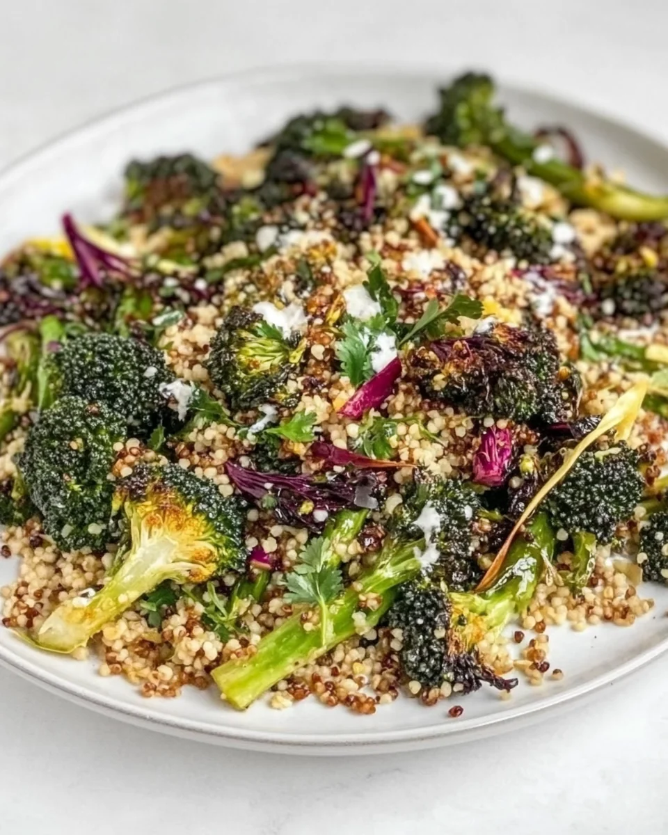 Roasted Purple Sprouting Broccoli with Flavorful Couscous - additional image