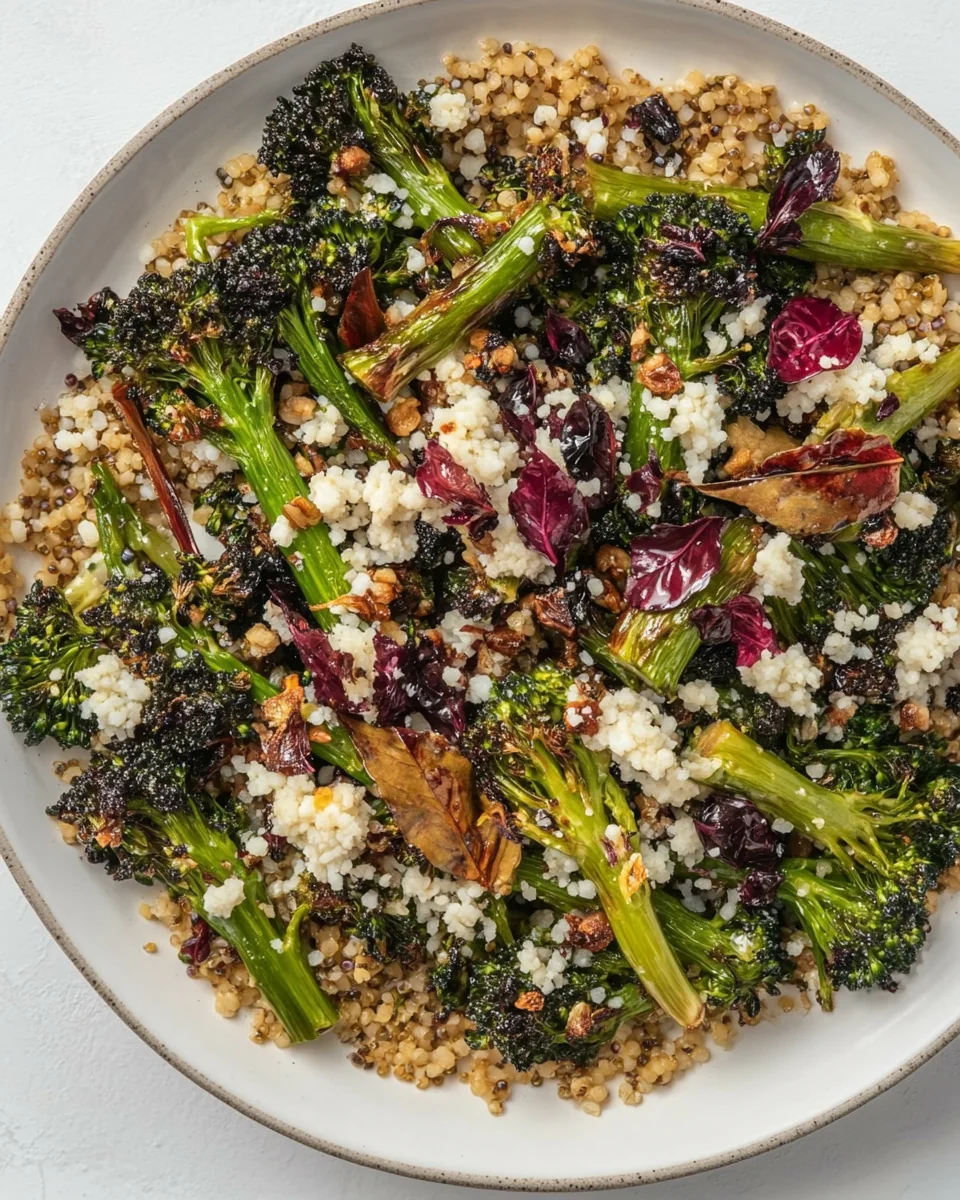 Roasted Purple Sprouting Broccoli with Flavorful Couscous - additional image