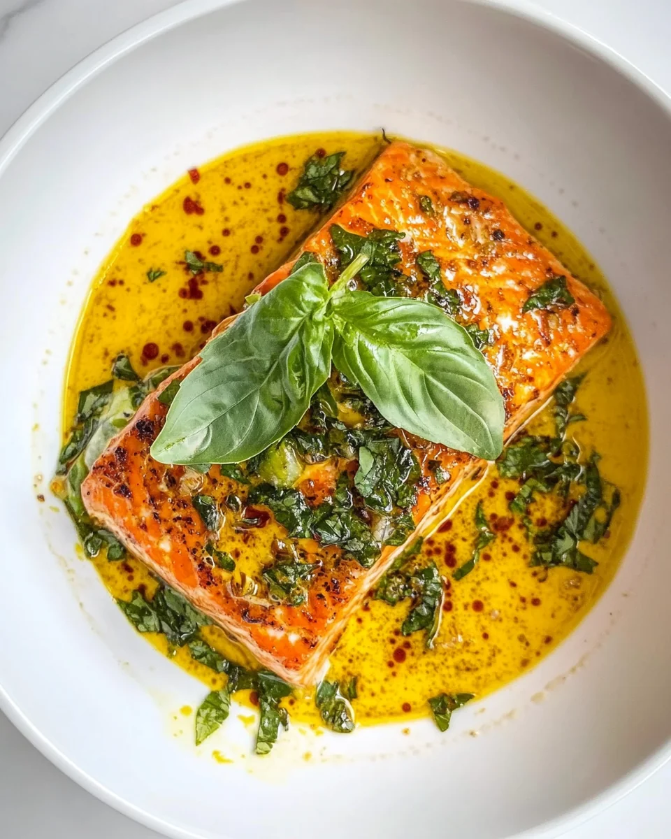 Perfect Roasted Salmon with Flavorful Curry Leaf Butter - additional image
