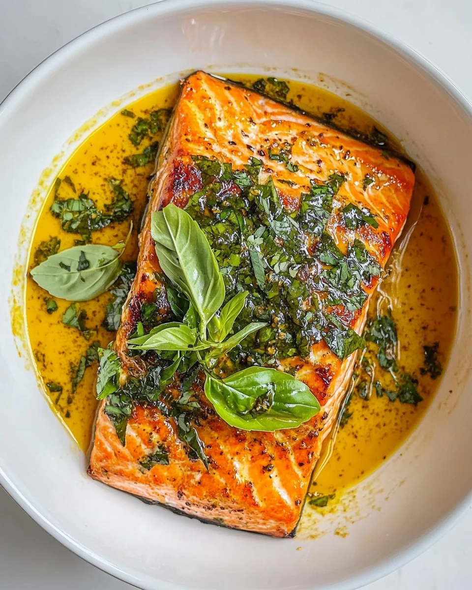 Perfect Roasted Salmon with Flavorful Curry Leaf Butter - additional image