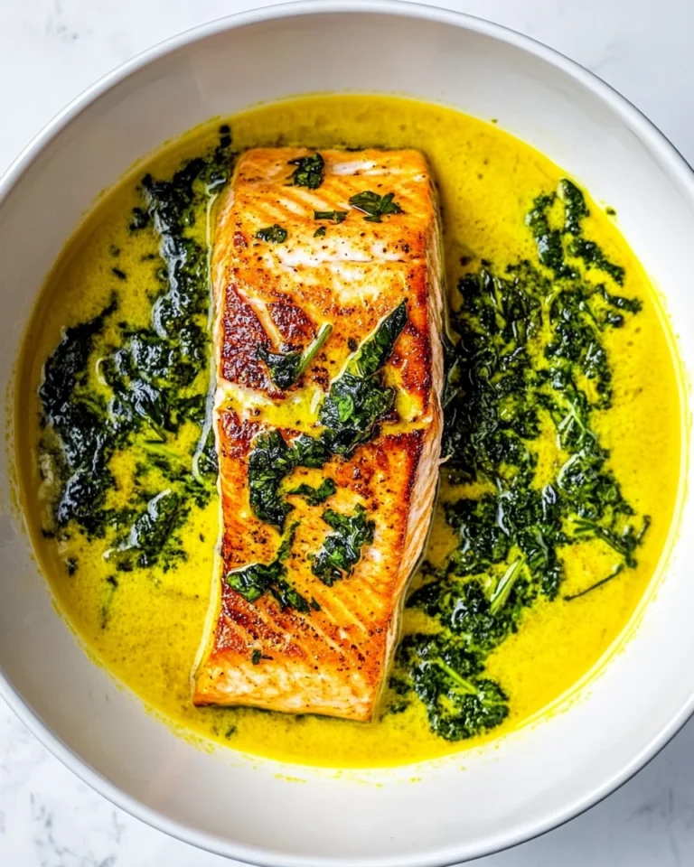 Savory Salmon in Turmeric Coconut Sauce