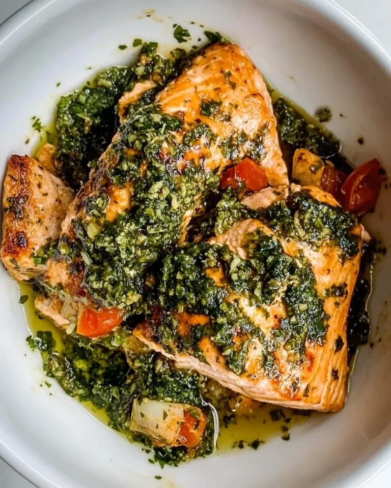 Simple Salsa Verde Salmon Recipe