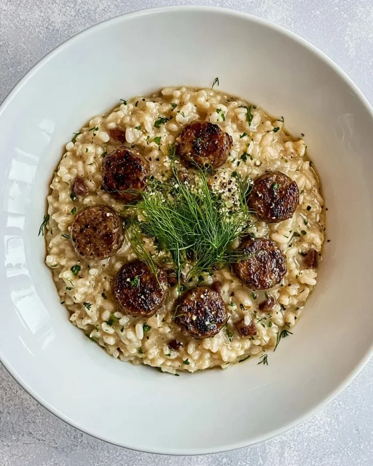 Creamy Sausage and Fennel Risotto Recipe