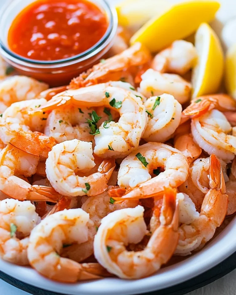 Simple Shrimp Cocktail With Delicious Dipping Sauce