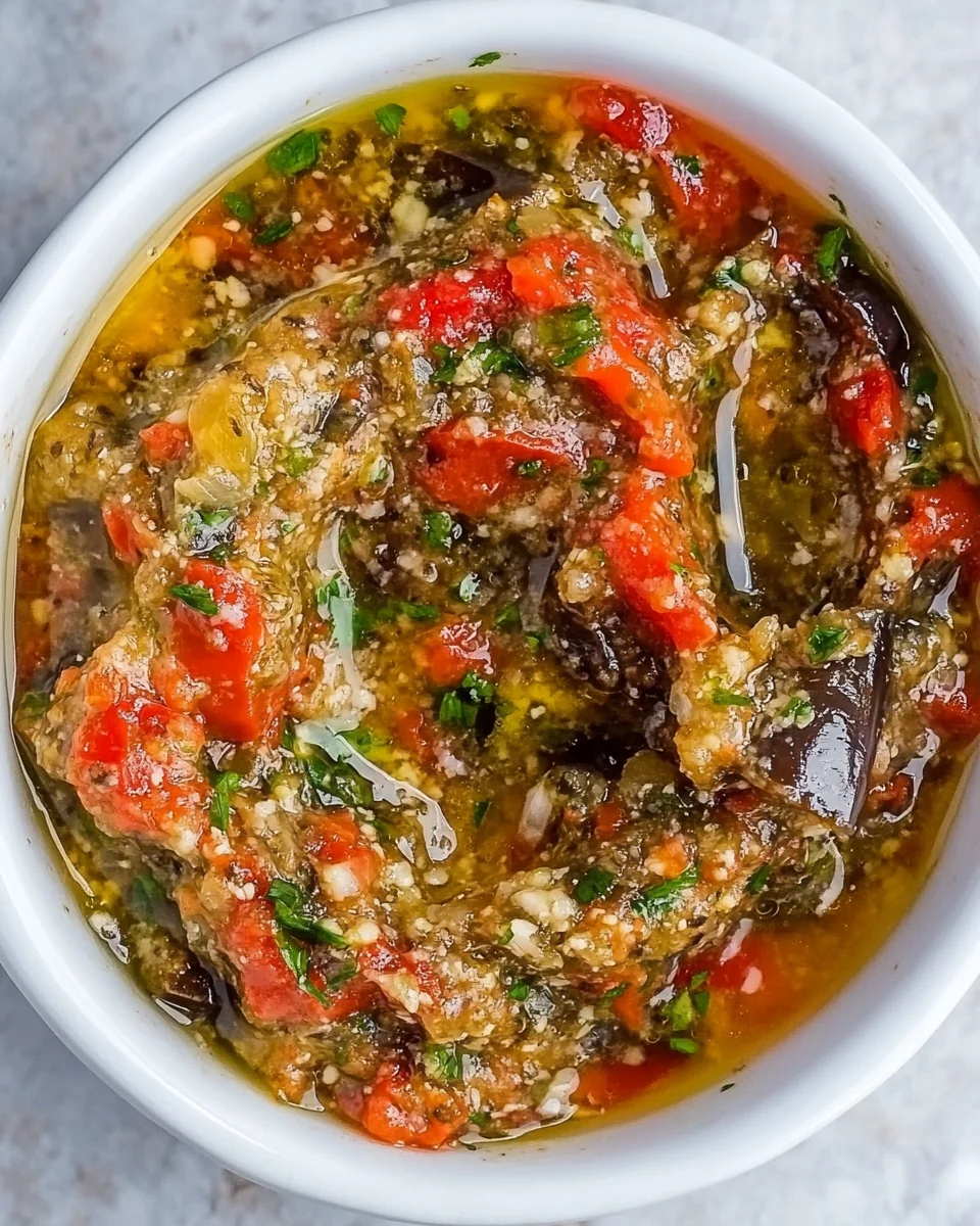Smoky Aubergine and Red Pepper Dip Recipe - additional image