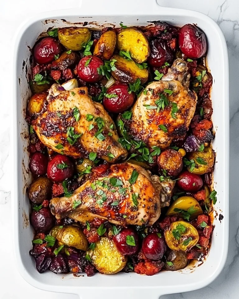 Smoky Chicken and Chorizo One-Pan Bake