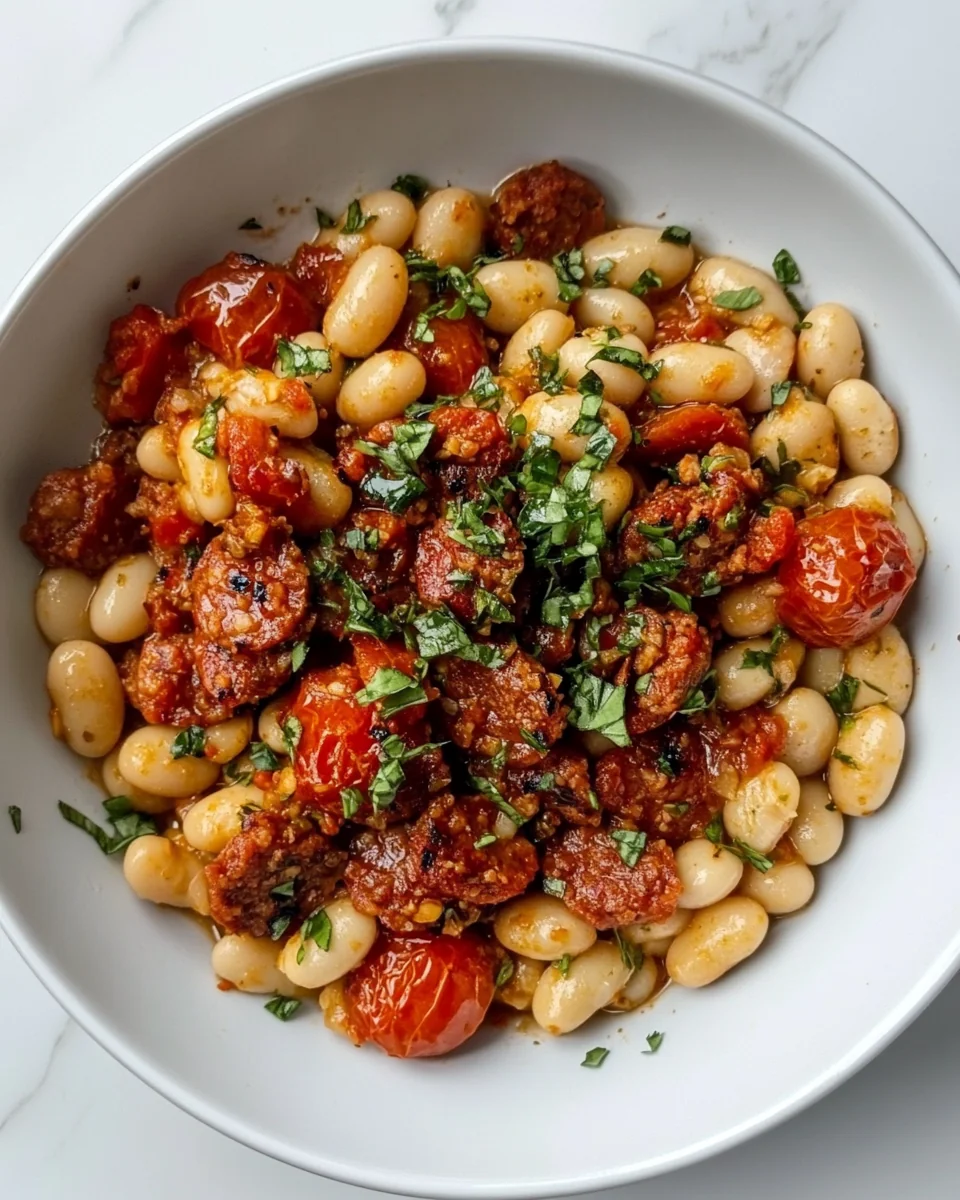 Smoky Chorizo and Tomato Beans in One-Pot Comfort Meal - additional image