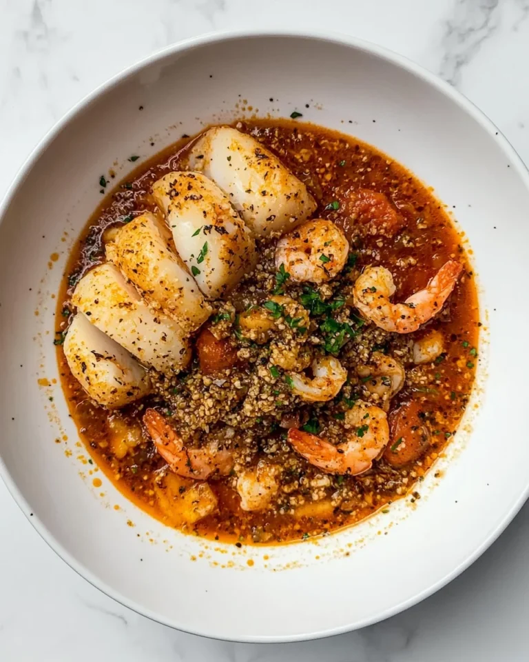 Delicious Smoky Seafood Stew with Saffron