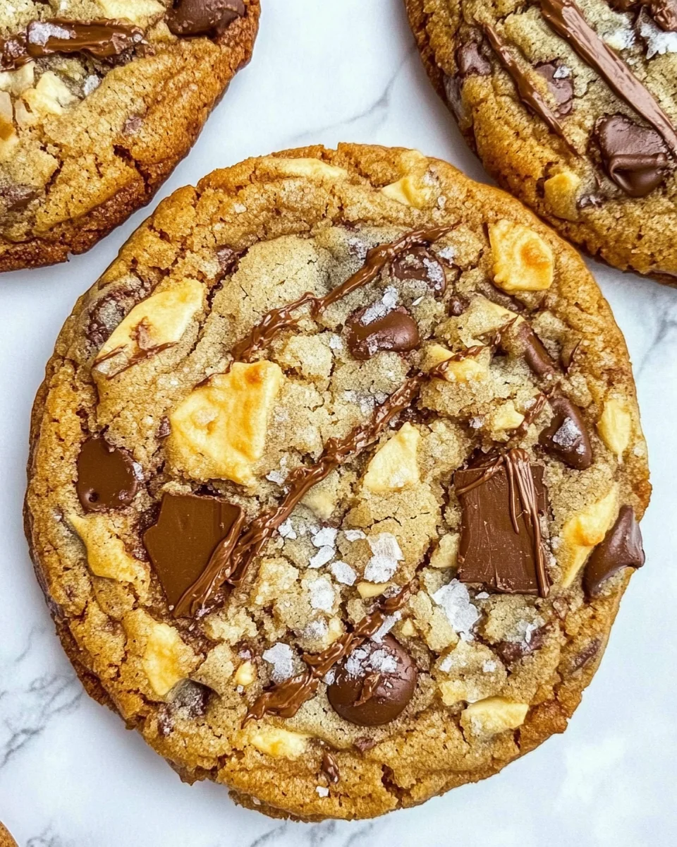 Decadent Snickers Chocolate Chip Cookies Made From Scratch - additional image