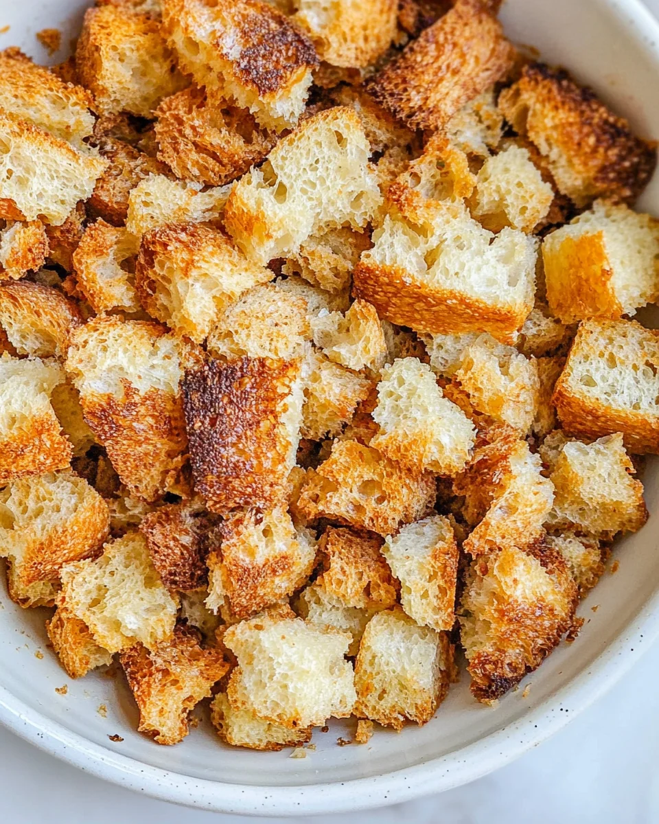 Homemade Sourdough Croutons for Salads and Soups - additional image