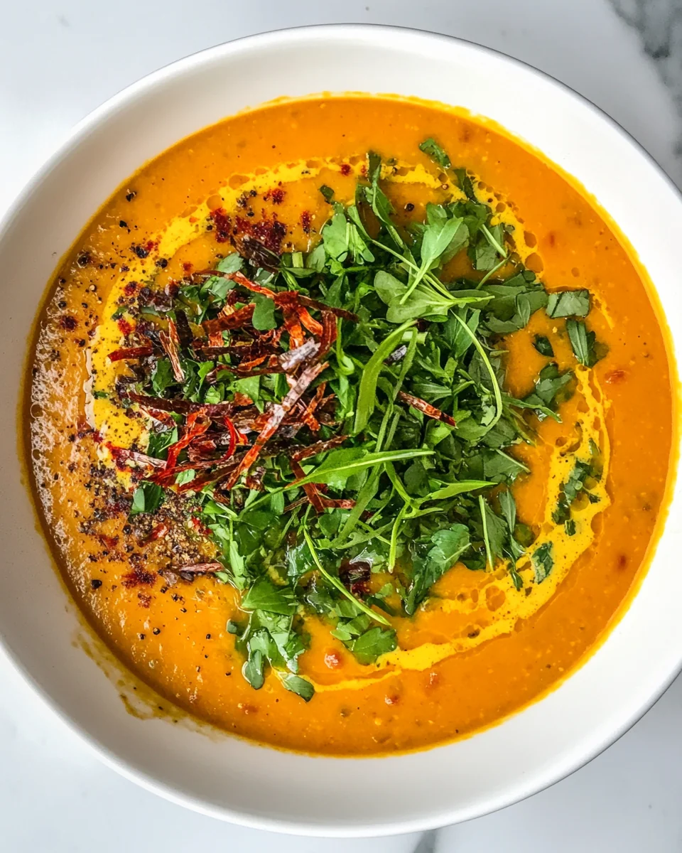 Simple Spiced Red Lentil Soup - additional image