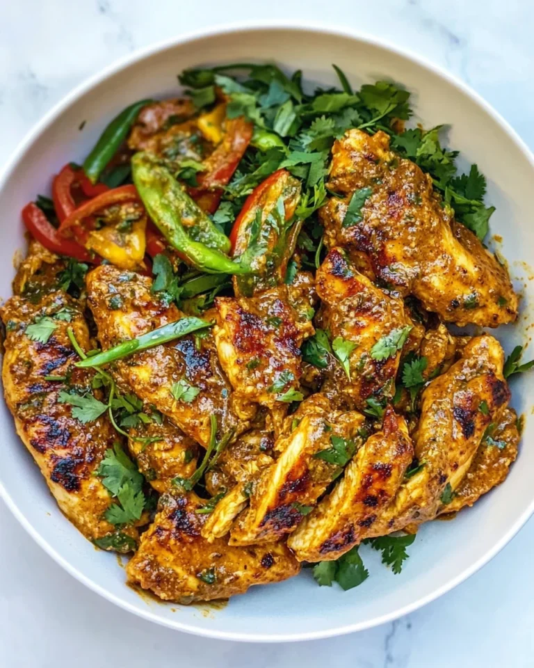 Spicy Homemade Coriander Chicken Delight