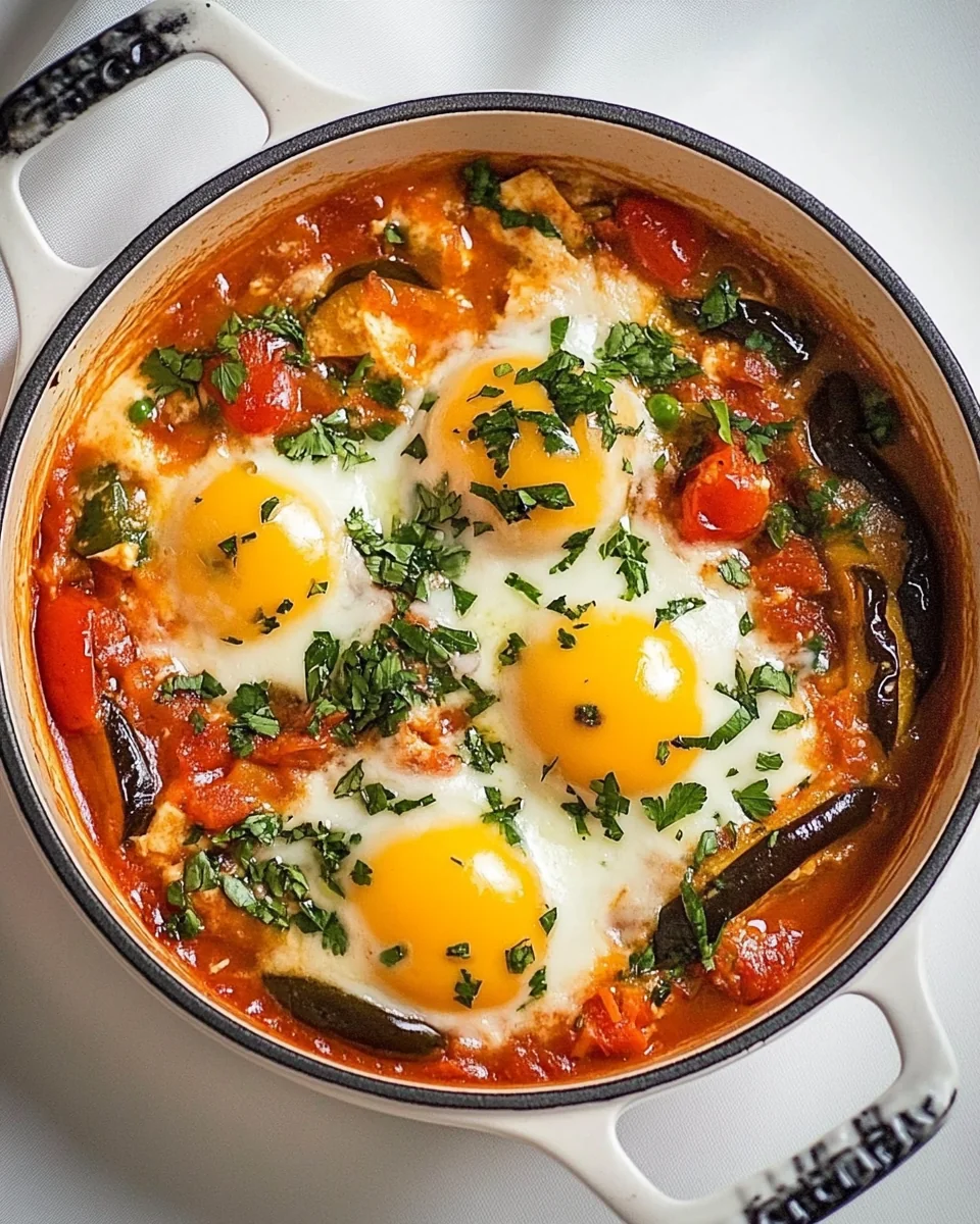 Spicy Homemade Eggplant Shakshuka - additional image