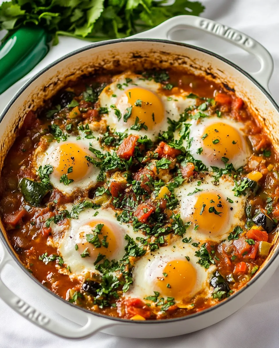 Spicy Homemade Eggplant Shakshuka - additional image