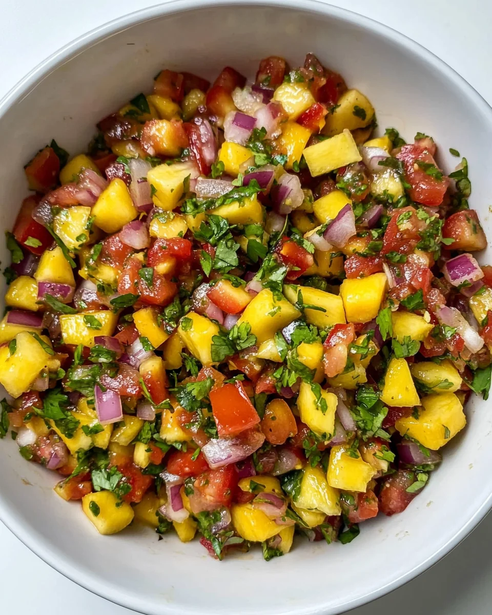 Spicy Fresh Mango Salsa Recipe - additional image