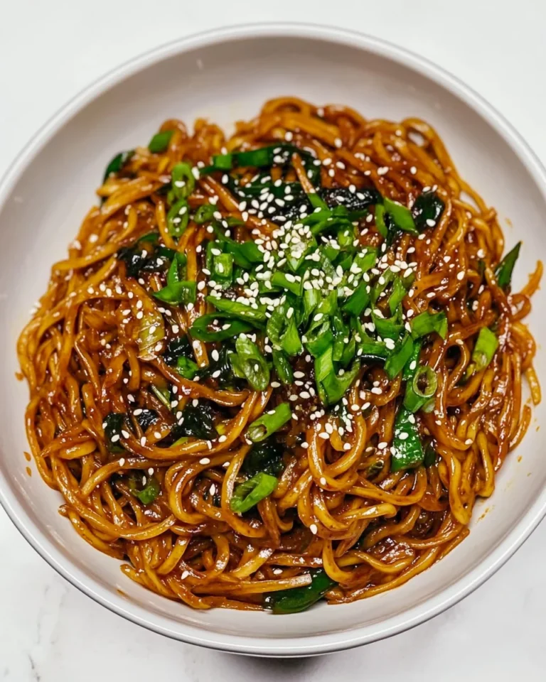 Simple Spicy Sesame Noodles