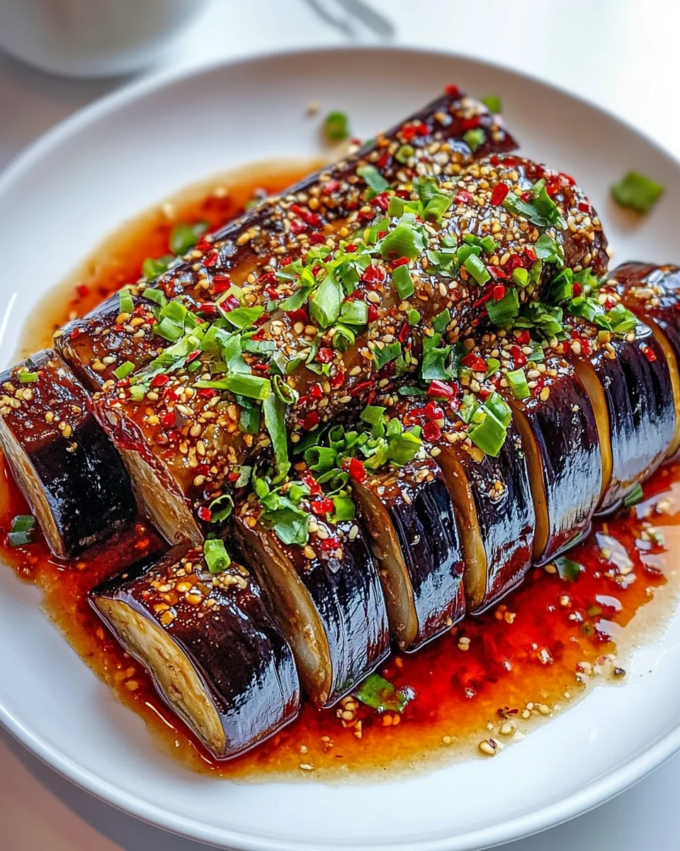 Steamed Aubergine with Flavorful Sichuan Chilli Oil - additional image