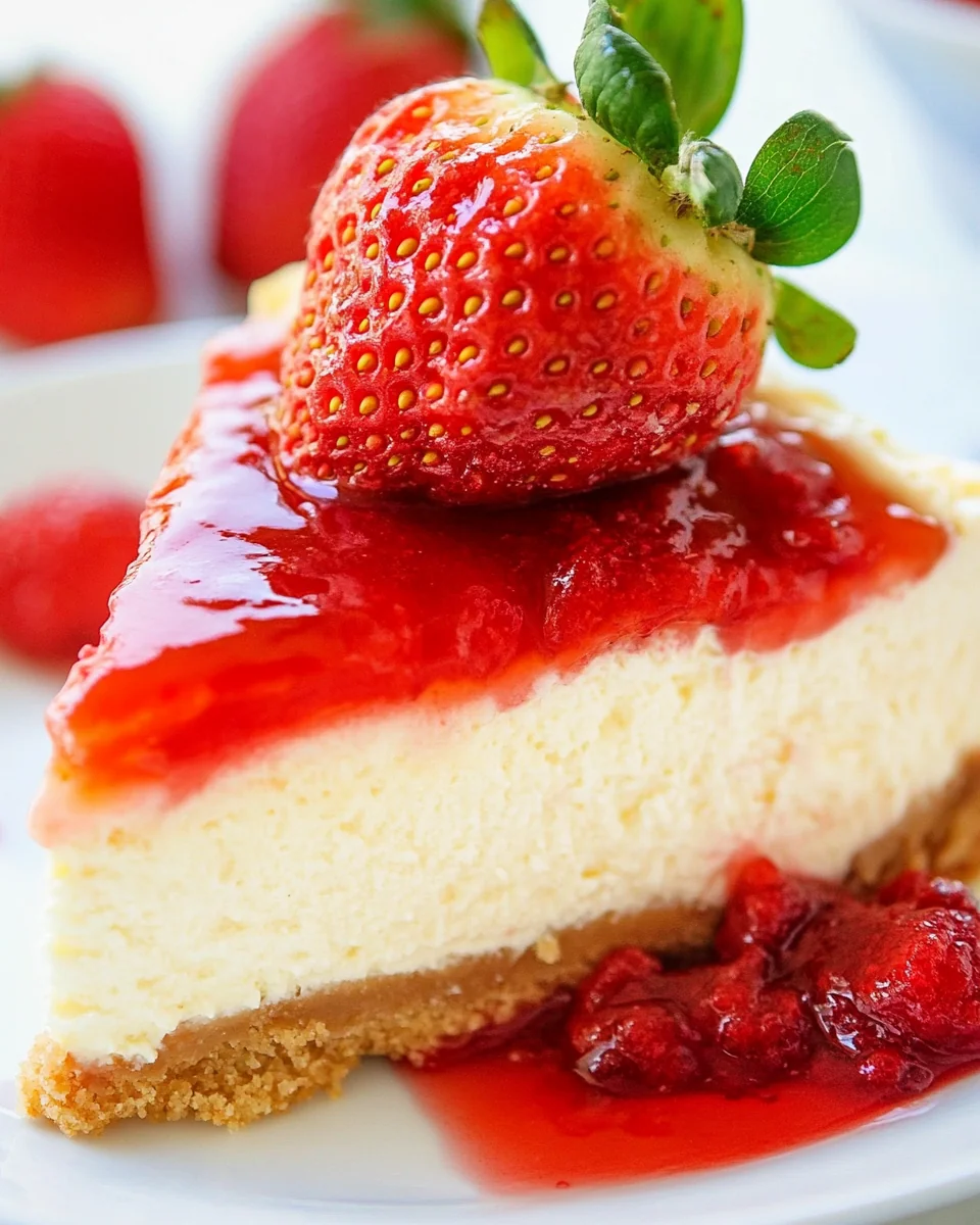 Delicious Homemade Strawberry Cheesecake Recipe - additional image