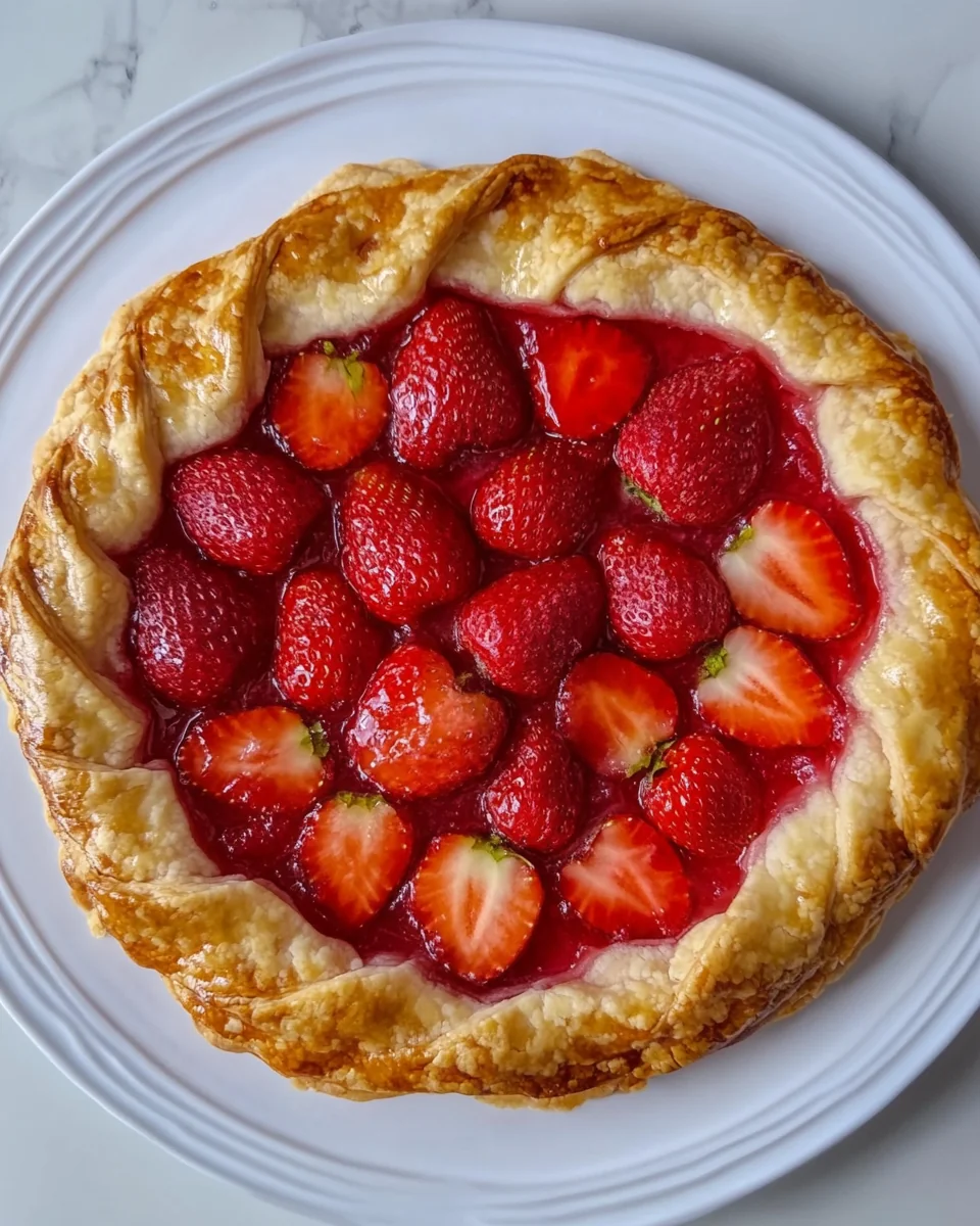 Simple Strawberry Galette With Elderflower - additional image