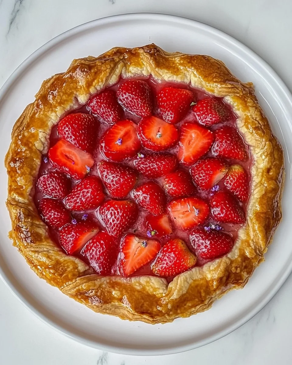 Simple Strawberry Galette With Elderflower - additional image