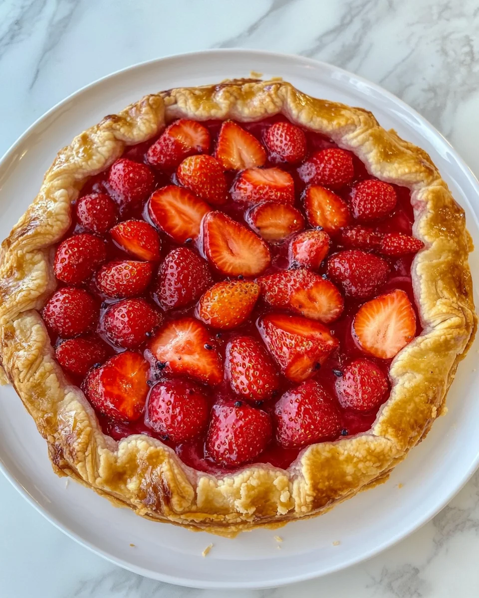 Simple Strawberry Galette With Elderflower - additional image