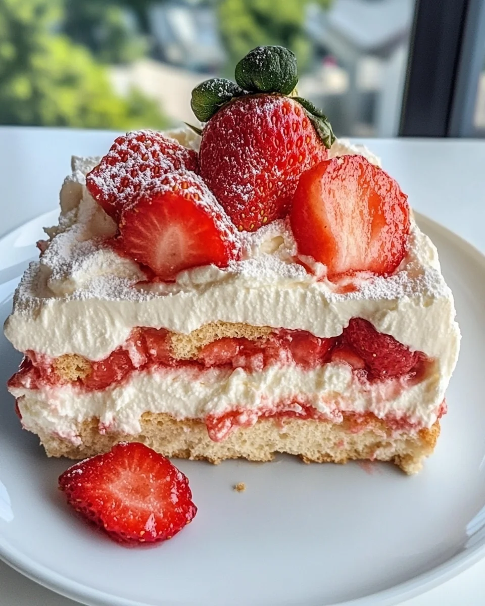 Homemade Strawberry Tiramisu With Fresh Flavors - additional image