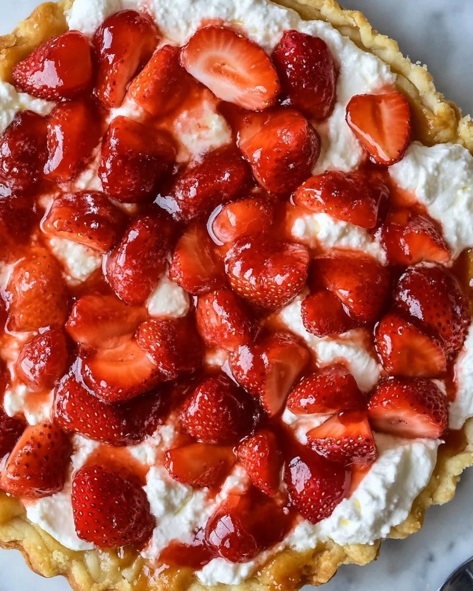 Delicious Strawberry and Ricotta Tart for a Cozy Night - additional image