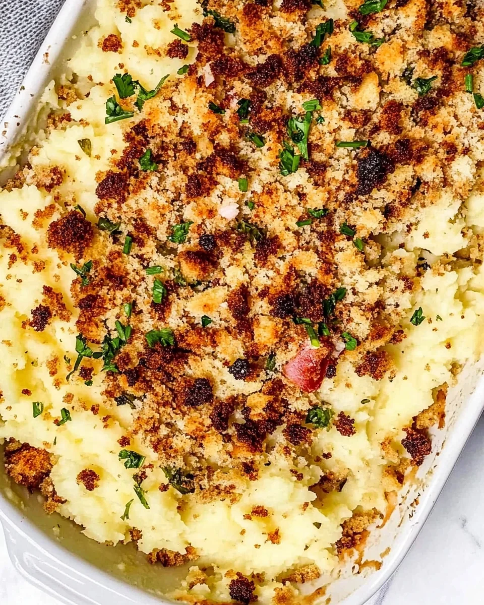 Savory Stuffing Topped Mashed Potatoes - additional image