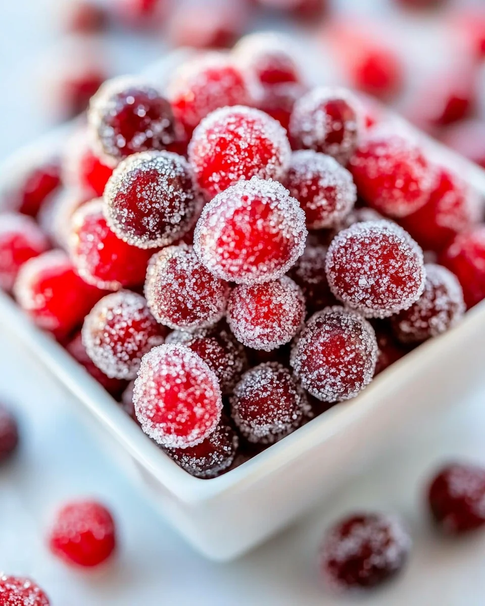 Simple Sugared Cranberries Recipe - additional image