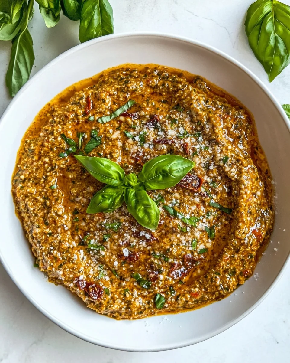 Homemade Sundried Tomato Pesto Recipe - additional image