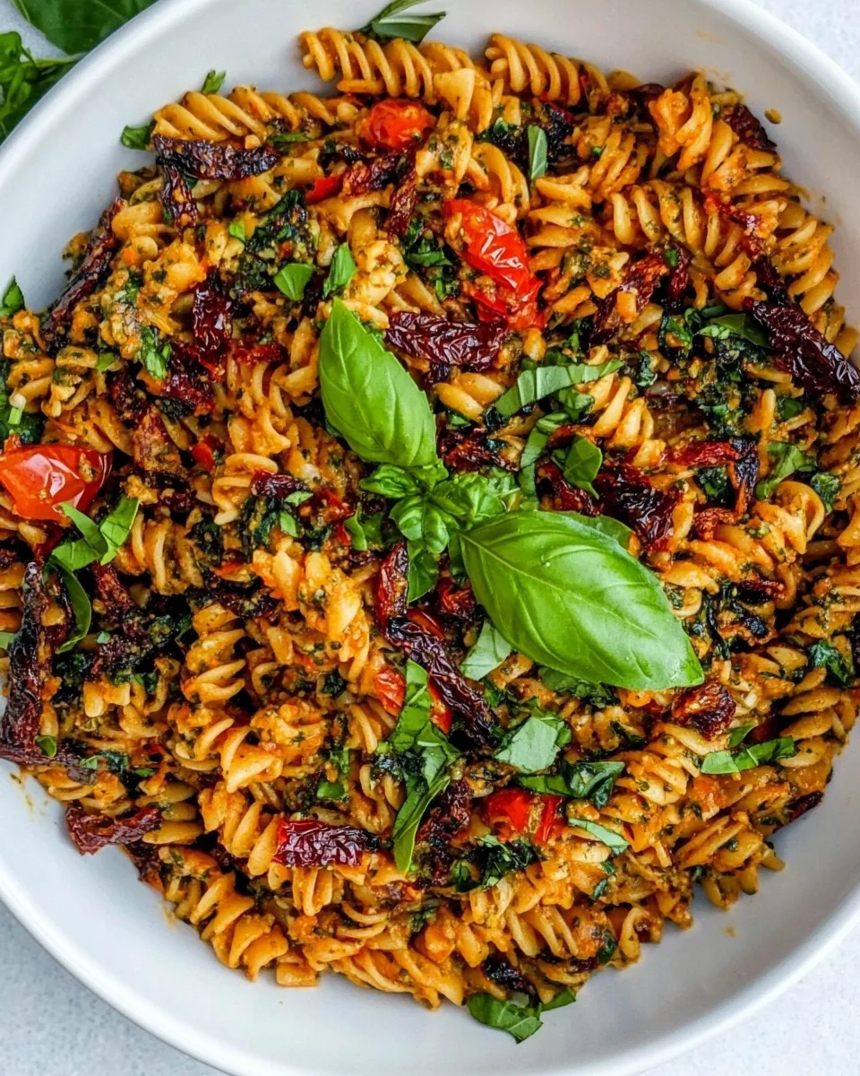 Delicious Sundried Tomato Pesto Pasta Salad - additional image