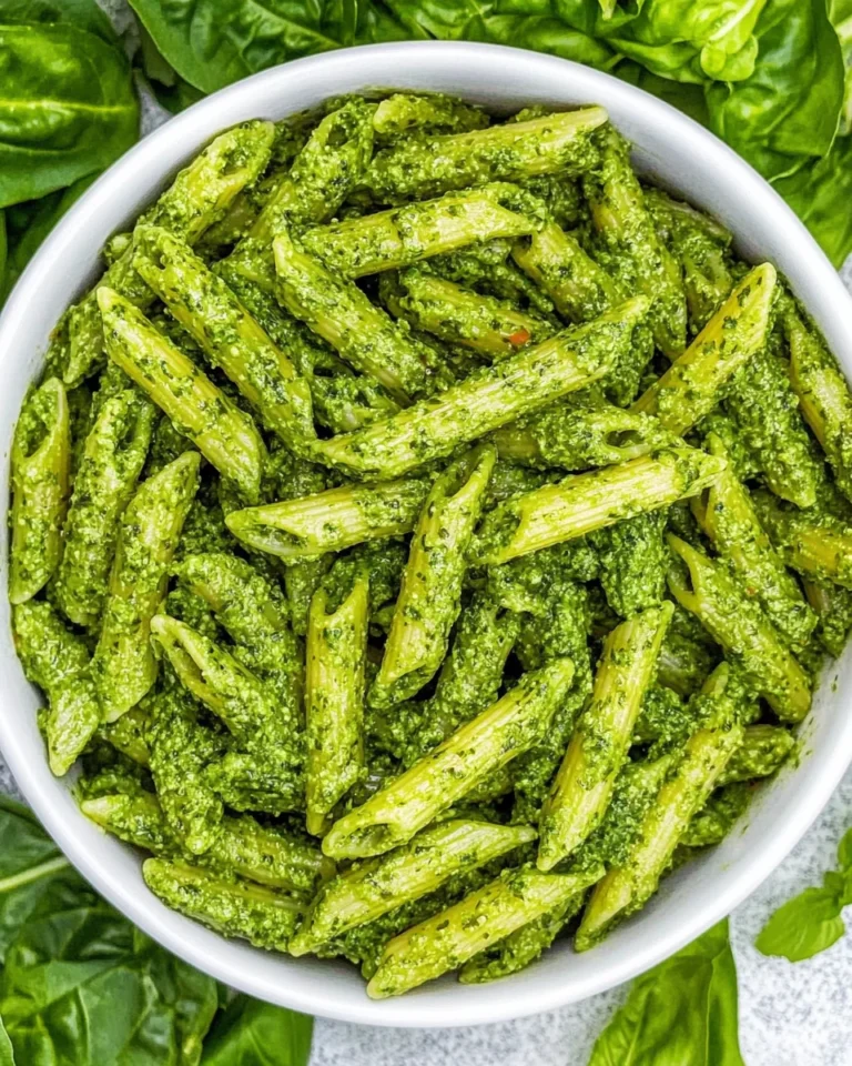 Simple Super Greens Pesto Pasta